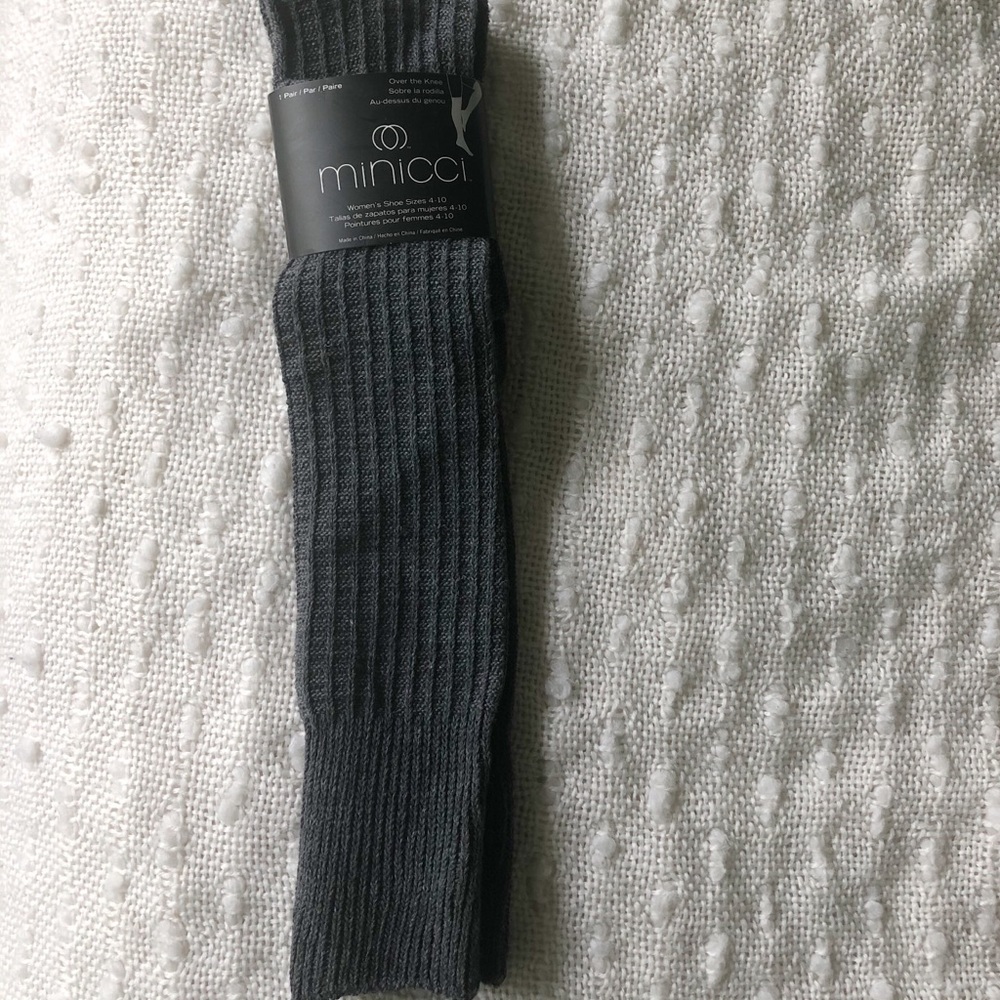Over the knee knit socks
